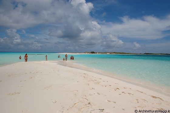 CAYO DE AGUA - E' formata da due isolotti sabbiosi raggiungibili a piedi via mare