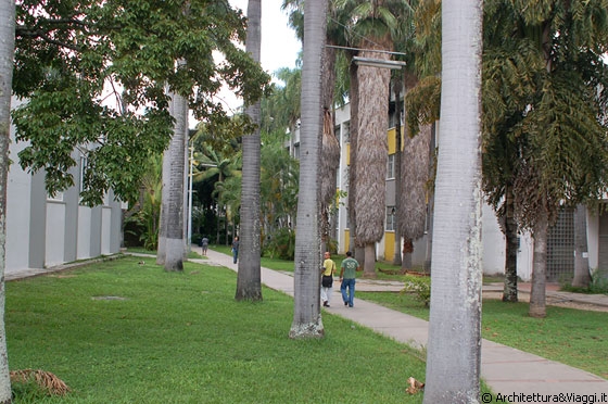 CARACAS - Proiettati nel campus ci sentiamo al sicuro come fossimo in un'isola pacifica ed ordinata all'interno della metropoli  - qui non ci dobbiamo guardare la borsa