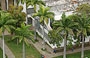 UNIVERSITA' CENTRALE DEL VENEZUELA. Vista sugli edifici e il contesto dalla terrazza dell'ultimo piano della Biblioteca Centrale