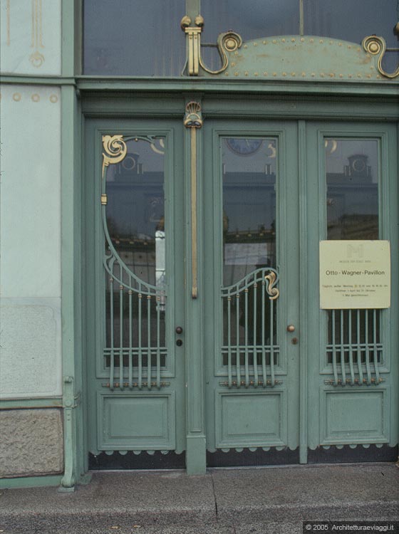 L'AREA DEL RING - Stadtbahn Pavillon in Karlsplatz - particolare