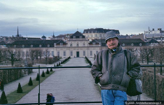 LANDSTRASSE E IL BELVEDERE - Il babbo e sullo sfondo Il Belvedere Inferiore