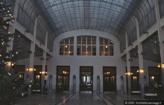 L'AREA DEL RING - Postsparkassenamt - veduta della sala cassa