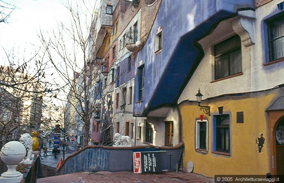 LANDSTRASSE E IL BELVEDERE - Hundertwasserhaus: particolare