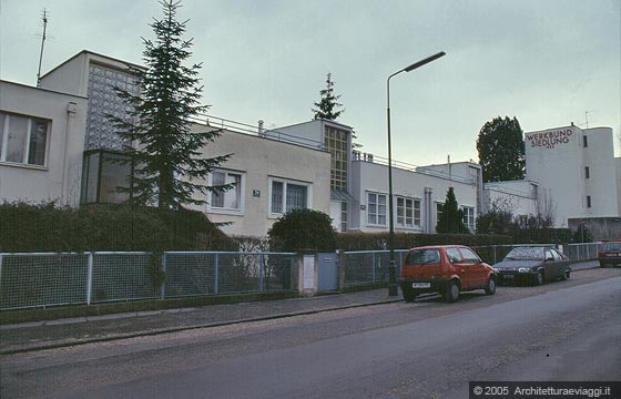 HIETZING E PENZING - Werkbundsiedlung - case di J. Hoffmann