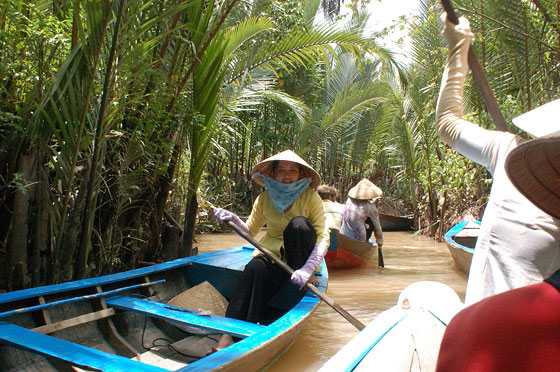 DELTA DEL MEKONG - Ben Tre - Unicorn Island, i canali