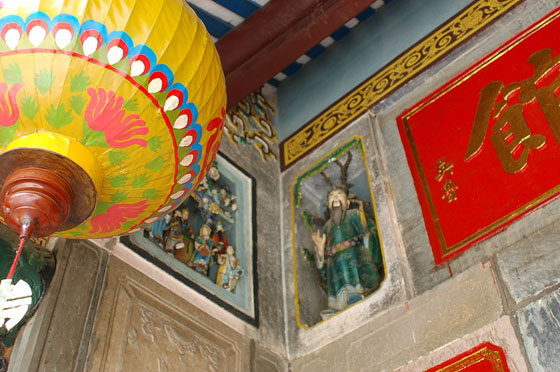 HOI AN - Sala delle Riunioni della Congregazione Cinese del Fuji: particolare