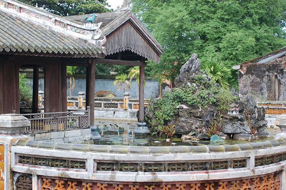 HUE' - La Città Imperiale: particolare del Padiglione Truong Du