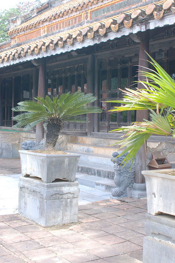 CROCIERA SUL FIUME DEI PROFUMI - Tomba di Tu Duc: particolare del tempio/palazzo di Hoa Khiem 