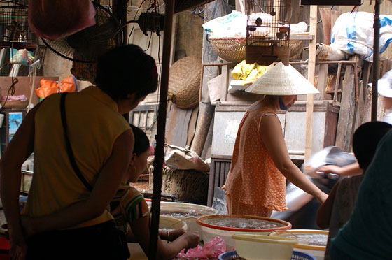 HANOI - Girare nel mercato è l'ideale per scattare foto caratteristiche