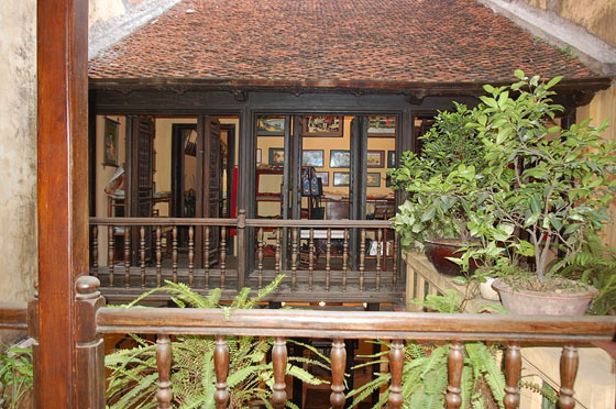 HANOI - Piano primo della casa-museo al n. 87 di Pho Ma May 